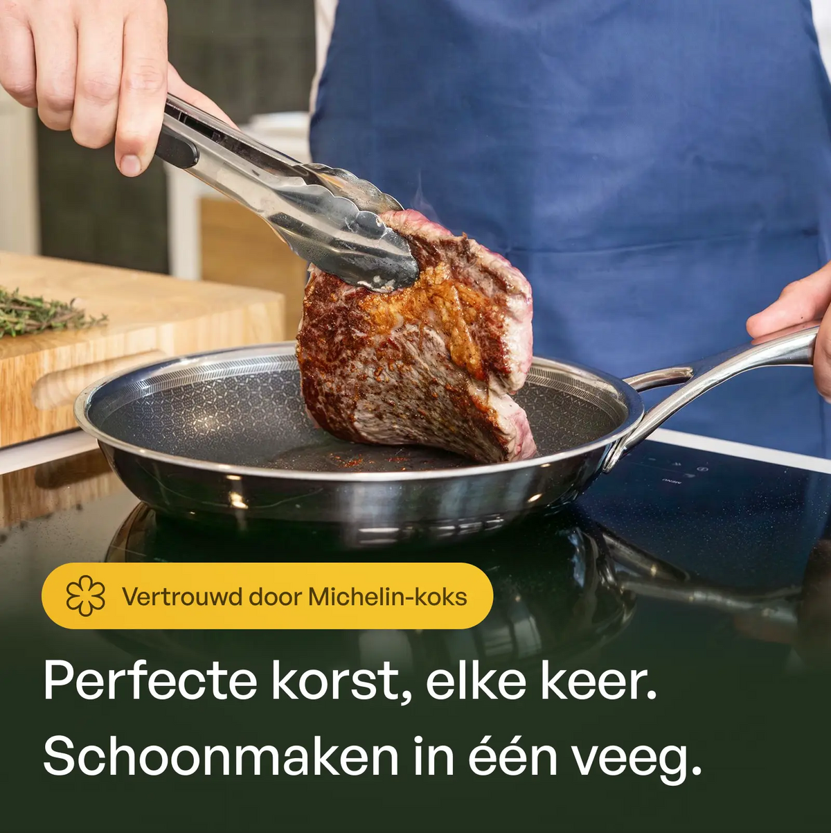 Hybride wok Ø 28 cm met deksel