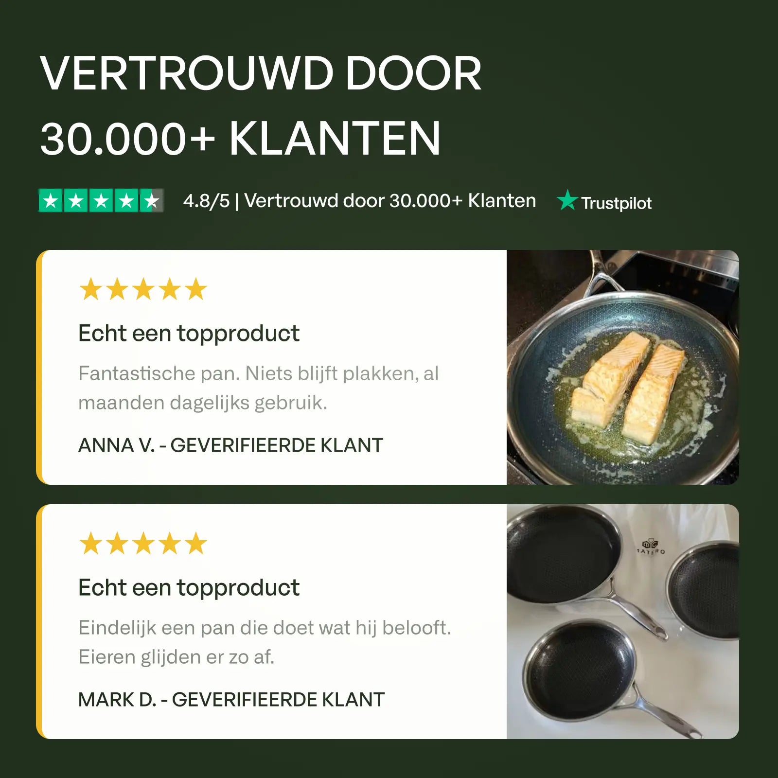 Hybride koekenpan & wok set Ø 28 2-delig