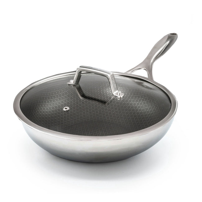 Hybride wok Ø 28 cm met deksel